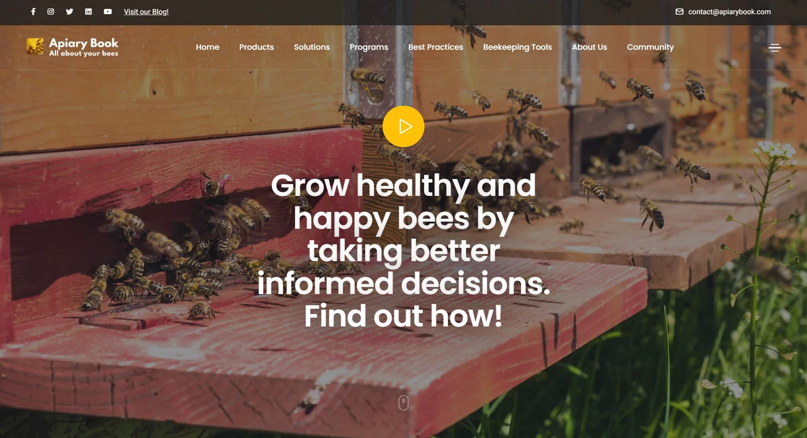 ApiaryBook home preview