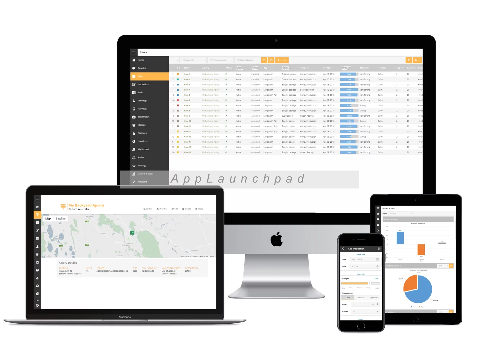 ApiManager screens