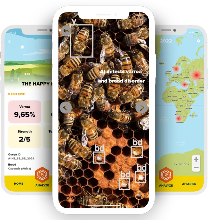 BeeScanning app phones