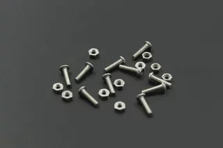 Hex head cap screws; the stops use M10 x 90 stainless bolts