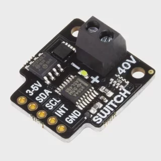 Switch breakout; the pod uses a TI TPS22917 load switch IC