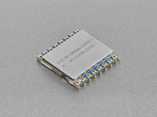 RFM95CW LoRa module; the option uses an SX1262 module