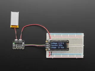 MAX17048 IC on an Adafruit breakout
